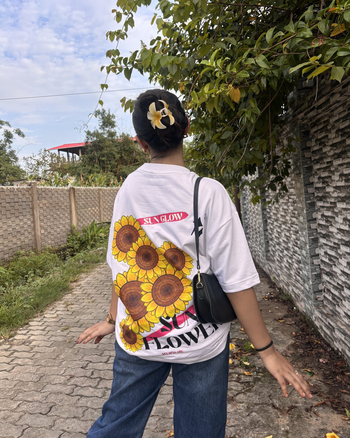 Sun Flower Oversized T-shirt